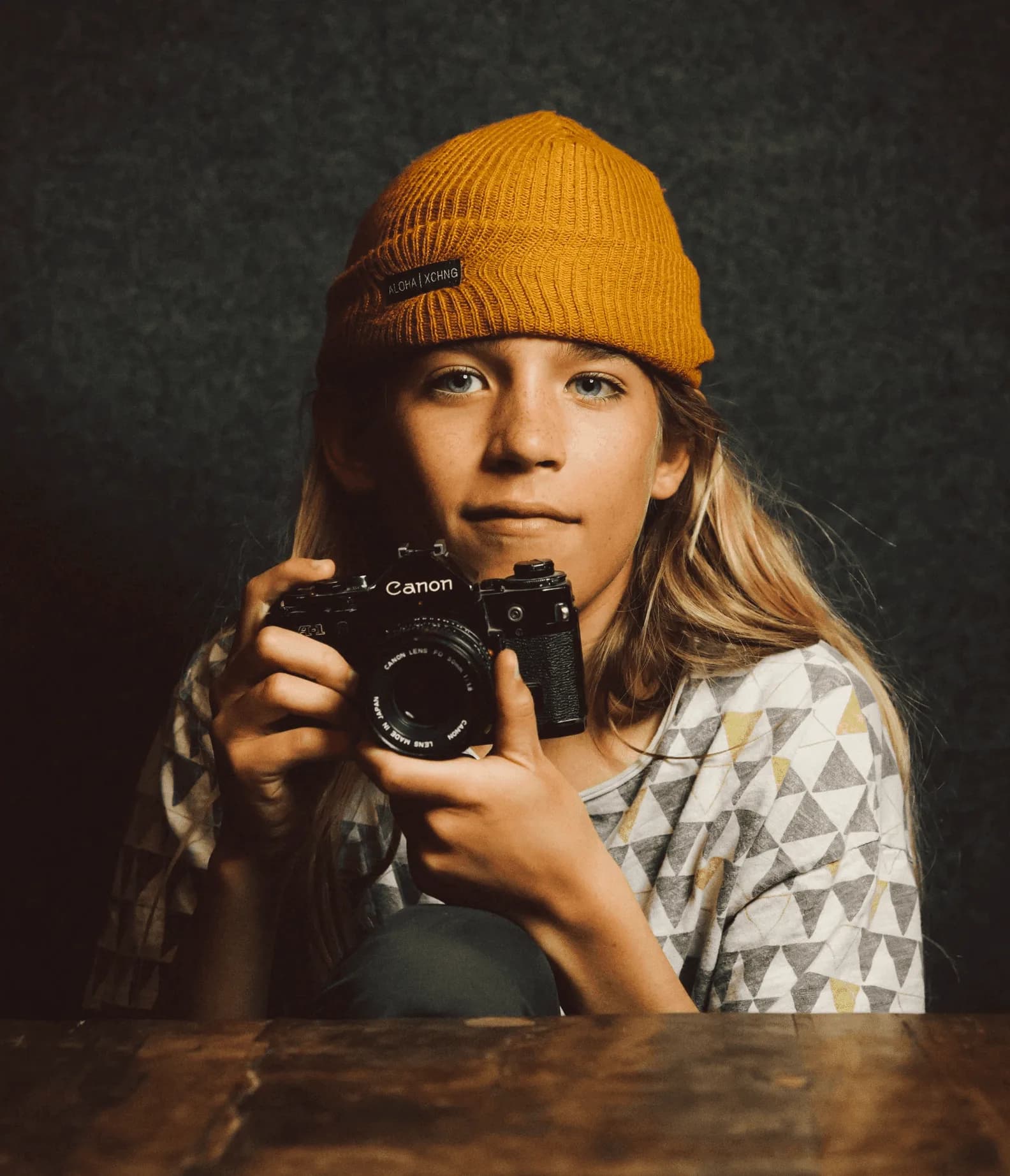 Studio portrait